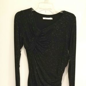 Bailey44 black speckled dress